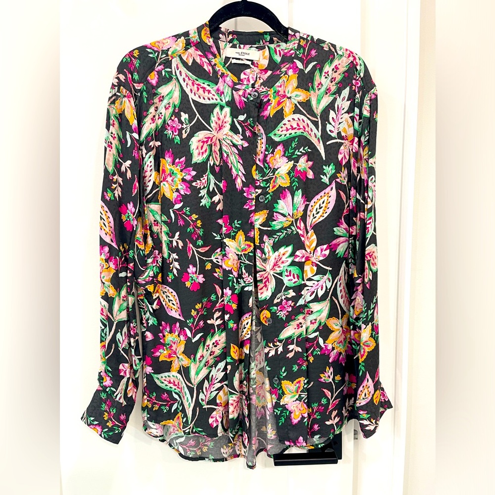 Isabel Marant Catchell Multi-floral blouse Fr 40